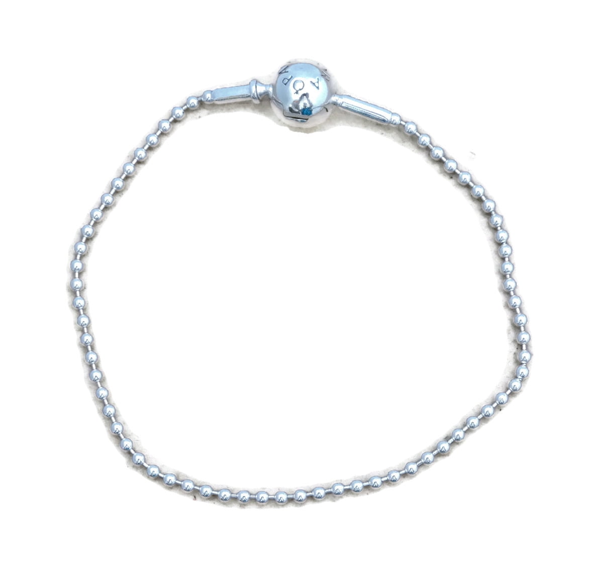 Authentic PANDORA Essence Silver Ball Chain Bracelet In 925 Sterling