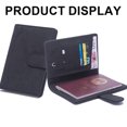 thumbnail image 4 of Funda para pasaporte, cartera, bloqueo RFID, tarjetero de cuero, accesorios de viaje para mujeres y hombres, 4 of 5