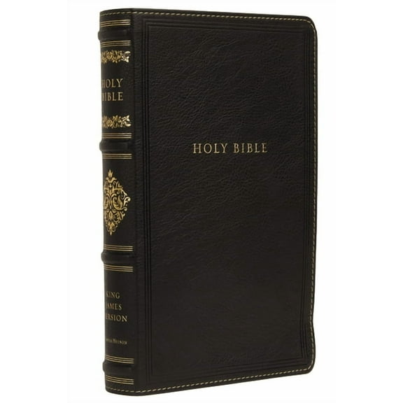 Kjv, Sovereign Collection Bible, Personal Size, Leathersoft, Black, Red Letter Edition, Comfort Print: Holy Bible, King , (Hardcover)