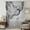 Gray, variant on Marble Burnt Orange Sheer Curtains 54 Inches Long, Modern Abstract Ink Painting Luxury Light Filering Curtains, Breathable Simi Curtain Privacy Drapes for Kitchen Bathroom Small Window Treatment