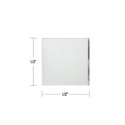 National Artcraft 1/2 Square Glass Mirror Mosaic Tiles for Crafts, Home Dcor, Lace and DIY Projects - (50/Box)