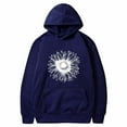 thumbnail image 1 of Rbaofujie Chandails à Capuchon pour Enfants pour Femmes, Col Rond, Uni, Manches Longues, Chandails Sans Capuche, Haut, Bleu Marine, Chandail à Col Rond pour Femmes, 1 of 2