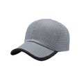 thumbnail image 3 of Gorra de béisbol Sombrero de malla Sombrero de visera transpirable Sombreros de papá Sombreros de béisbol ajustables Gris jinwen Gorra de béisbol, 3 of 8