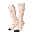 thumbnail image 2 of Daiia Sports Socks Strawberries Printed Novelty Crew Socks for Men Women Knee High Socks Cotton Socks Soft & Breathable Support Unisex Socks, 2 of 9