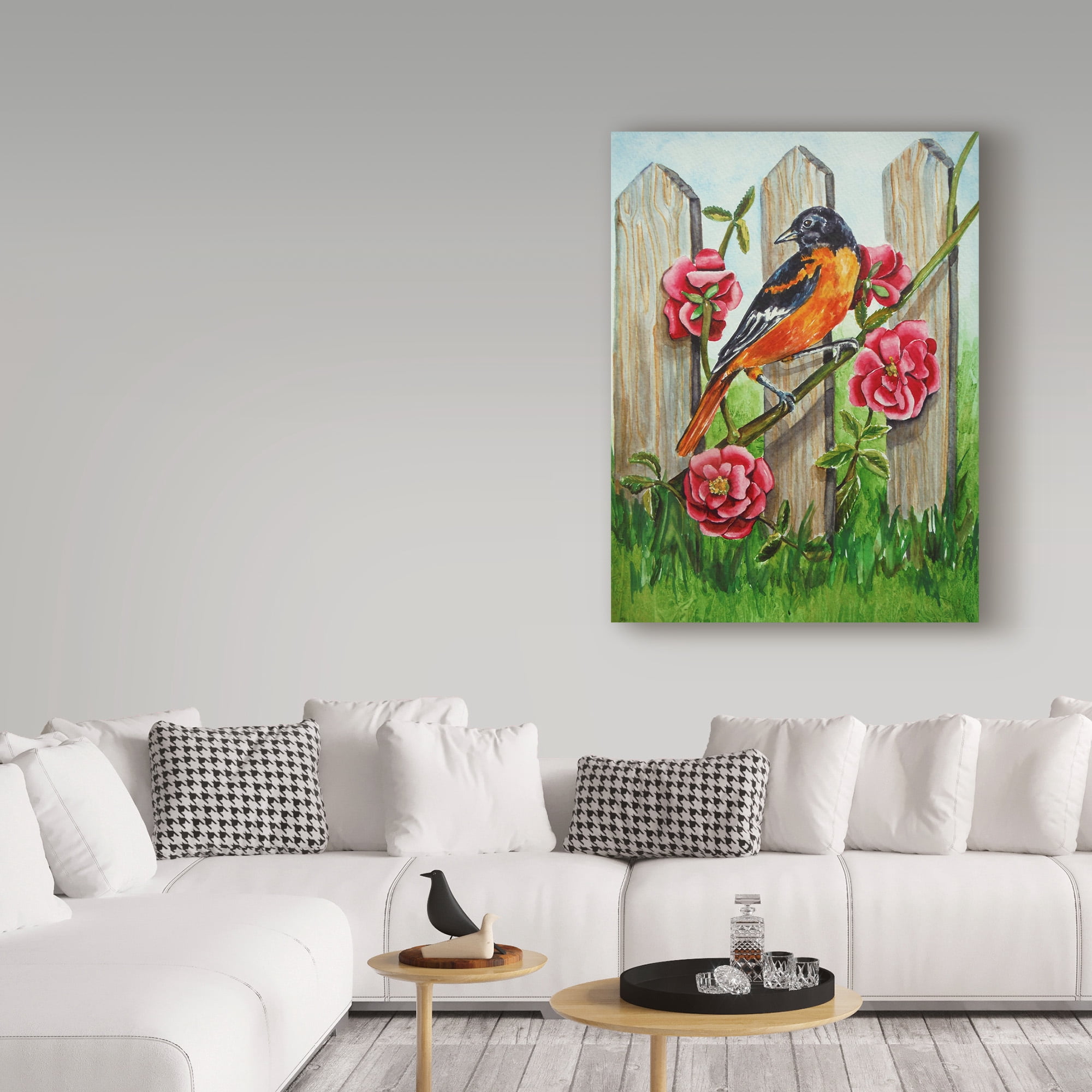 Oriole Bird' Canvas Art by Charlsie Kelly