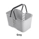 thumbnail image 2 of Bewildely Cesta de ducha, bolsa de limpieza de plástico, práctica caja de almacenamiento multifuncional para de baño, suministros para Almacenamiento y organización del hogar Gris, 2 of 6