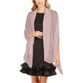 thumbnail image 1 of Adrianna Papell Womens Pashmina Shawl Scarf Wrap, ltpaspink, One Size, 1 of 1