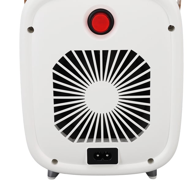Ventilador de estufa Jadeshay Doble Cabezal Negro 6 Aspas