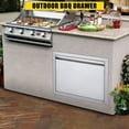 thumbnail image 3 of Puerta de Acceso para BBQ 24"x17", Puerta Exterior para Cocina con Acero Inoxidable 304 Resistente al Clima, 3 of 8