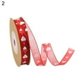 thumbnail image 1 of HEVIRGO 1 Roll Beautiful Valentine's Day Style Ribbon Decor Romantic Eye-catching Polyester Gift Ribbon for Home Multi-color Polye, 1 of 8