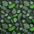 thumbnail image 1 of oneOone Rayon Pear Green Fabric Tropical Leaf Sewing Craft Projects Fabric Prints By Yard 56 Inch Wide, 1 of 5