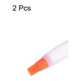 thumbnail image 3 of 2uds Silicona Aceite Botella Cepillo, Prensado Calor-Resistente Punta Cola Cocina Hilvanado Aceite Herramienta para Barbacoa Cocinar Hornear, Naranja, 3 of 7