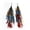CL5, variant on African Fabric Long Tassel Earrings Set for Ankara Fringe Hoop Earrings for Women