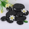 thumbnail image 1 of destyer 20Pcs/Set Hot Spa Black Basalt Oval Shape Stone Essential Oil Pedicure Massage, 1 of 8