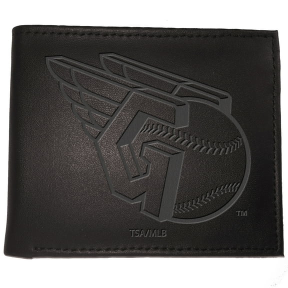 Black Cleveland Guardians Hybrid Bi-Fold Wallet