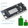 thumbnail image 5 of Adaptador Mini PCI-E a USB 2.0 (TIPO C) con ranura para tarjeta SIM e interfaz de alimentación auxiliar para módulo WWAN/LTE, 5 of 5