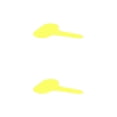 thumbnail image 4 of Wosthever Paquete de 10 etiquetas de jardín en forma de T de seguridad accesorios de jardinería multicolores etiquetas de plástico grueso amarillo 10St 2piezas, 4 of 6