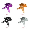 thumbnail image 4 of braveheart Swallow Tail Motorcycle License Plate Frame License Bracket Aluminium Alloy M purple 1Set, 4 of 5