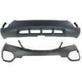 thumbnail image 1 of Bumper Covers Facials Set of 2 Front Upper For 11-13 Sorento Sport Utility Pair, 1 of 11