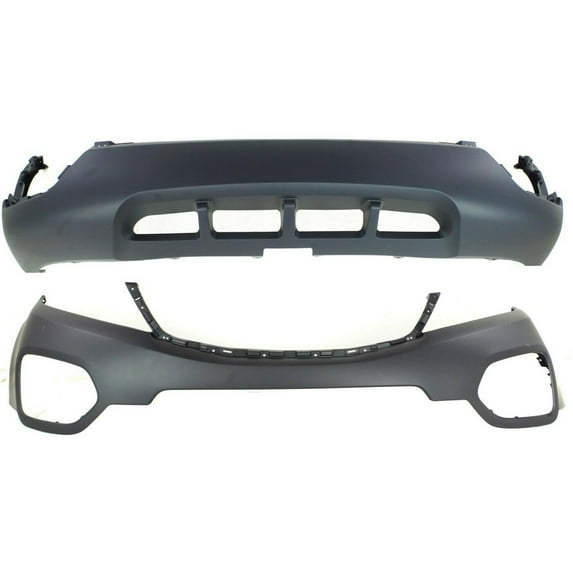 Bumper Covers Facials Set of 2 Front Upper For 11-13 Sorento Sport Utility Pair