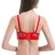 thumbnail image 3 of Gibobby Brasier deportivo para mujer Ropa interior de copa de pecho con tirantes de sujetador de encaje sexy para mujer Brasier mujer busto(Rojo,90B), 3 of 5