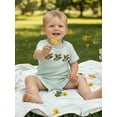 thumbnail image 6 of BemeyourBBs Toddler Baby Boys Duck Outfits Infant Baby Boy Summer Clothes Cute Mallard Embroidery Short Sleeve T-Shirts Elastic Waist Shorts 2Pcs Clothing Set, 6 of 9
