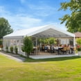 thumbnail image 2 of Quictent 20x50 Heavy Duty Party Tent Outdoor Canopy Tent Carport Wedding Event Shelter BBQ Wedding Tents for Parties with Storage Bags(Church), 2 of 8