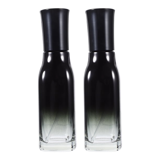 EeaseMX 2 botellas de vidrio con bomba, dispensadores vacíos para loción y cosméticos.