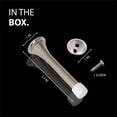 thumbnail image 2 of Mega Handles 3.35" Spring Door Stopper with Rustproof Heavy Duty Iron, Screw & Rubber Tip | Safe for Kids, Easy to Install, Flexible Design, 2 of 8