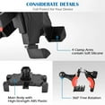 thumbnail image 3 of Homeya Motorcycle Phone Mount Adjustable Handlebar Phone Holder for Cell Phones, 3 of 8