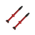thumbnail image 2 of Eigraketly Paquete de 2 vástagos sin cámara, accesorio DIY, accesorios para ciclismo a prueba de herrumbre, boquilla de Metal, instalación Ciclismo Rojo, 2 of 6