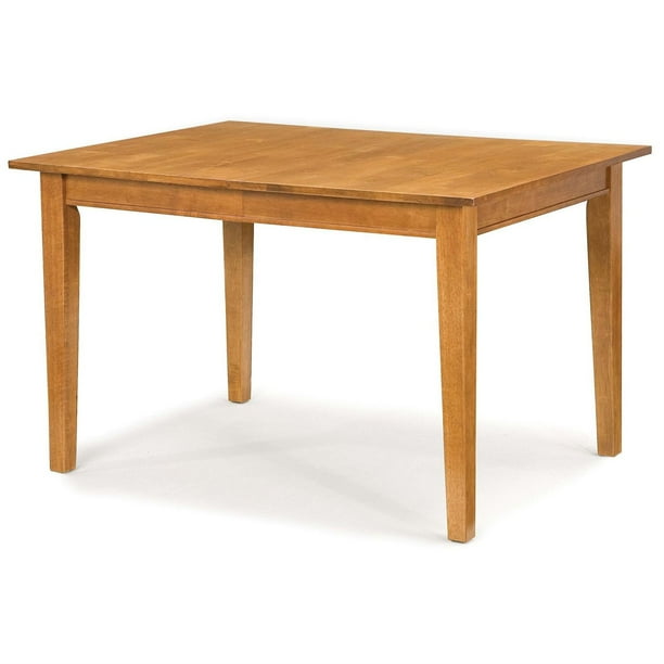 Space Saving Extendable Dining Table In Cottage Oak Finish Walmart Com Walmart Com