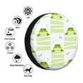 thumbnail image 5 of Bingfone Frogs And Dragonflies Spare Tire Cover Weatherproof Universal Wheel Protectors For Rv Camper Travel Trailer Suv Truck 17 Inch, 5 of 9