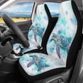 thumbnail image 2 of Uorisanigo Sea Turtle Car Front Seat Covers Waterproof Car Seat Covers Front Seats Only Stretch Polyester Fabric Cover Easy to Install Universal Fit for Most Vehicle, 2 of 7