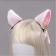 thumbnail image 2 of Diadema con orejas de gato, Cosplay para niña, orejas peludas de Neko, disfraz de Cosplay, diademas de fiesta para mujeres, niñas y niños, alta calidad, 2 of 2