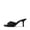BLACK-SUEDE, variant on Women's Kitten Heels Sandals – Square Toe Slip On Low Heels, Heeled Mules Footwear for Everyday, Dressy & Casual Occasions
