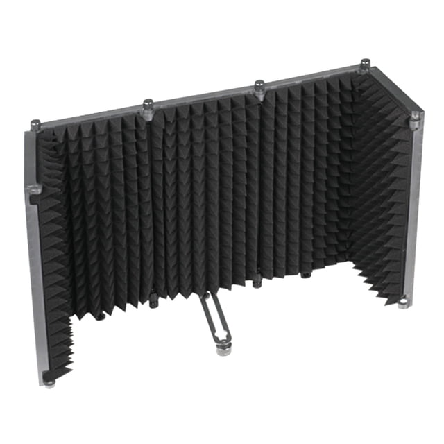 Aislamiento De Micrófono De Estudio Para Grabar Sonido Accesorios De Micrófono 5 Panel Sunnimix Escudo de aislamiento de micrófono