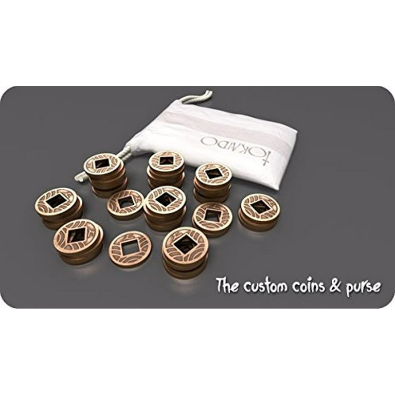 Tokaido Metal Coins Accessory Pack 50ct Passport Game Studios