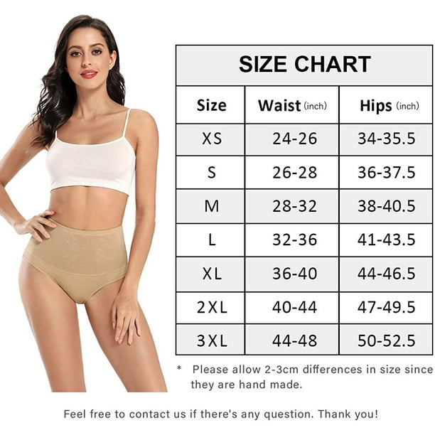 Women's Cotton Stretch Underwear Briefs Soft Breathable High Waisted Full  Coverage Ladies Panties Multipack 