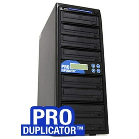 Produplicator A8DVDS24X320G 1-8 Target SATA 24x CD DVD External Burner Duplicator Plus 500GB HDD USB 2.0 Connection