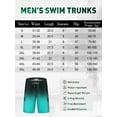 thumbnail image 6 of APTRO Mens Swim Trunks Mesh Liner Swimming Shorts Board Shorts Quick Dry Summer Beach Shorts Gradient Green Cargo MK197 3XL, 6 of 7
