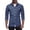 Blue, variant on Men’s Long Sleeve Denim Shirt Jacket Lapel Solid Color Casual Spring Fall Top
