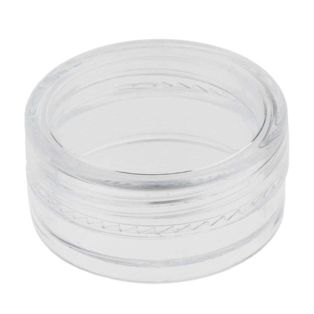 50Pcs Cream Jar Empty Jar Cosmetic Container with Screw for Lip , , Peelings - Clear