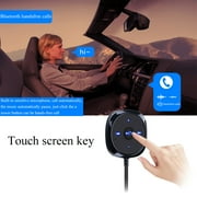 Wireless Vehicles Hands-Free Receiver 3.5mm Car Aux Audio Talking Music Sound Adapter USB r