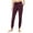 Wine, variant on Baqcunre Womens Leggings,Solid Color Pants Yoga Jogging Pants Cotton Casual Sports Pants Casual Trousers Workout Leggings for Women,Yoga Pants Women Women's Pants Black S-3XL