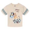 thumbnail image 2 of Bluey Bingo Drop Shoulder T-Shirt and French Terry Shorts Outfit Set Toddler to Little Kid, 2 of 5