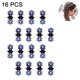 thumbnail image 2 of Pinzas para el cabello, 16PCS mini pinza para el cabello con diamantes de imitación de flores, pinza para el cabello brillante Bling Bling pequeña pinza para la mandíbula, para mujeres y niñas Vhermosa 223243-1, 2 of 6