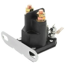 Houderco Efficient Performance 1Pack Black Metal Starter Solenoid for Golf Cart Use 12V 150A 2.95X2.36X2.36In