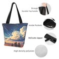 thumbnail image 4 of Fotbe Western Desert Cloud Cowboy Bolsa de Playa con Estampado, Bolsa de Hombro, Bolsa de Mano Espaciosa, Bolsa de Viaje Ligera, Bolsa de Compras Versátil, 4 of 6
