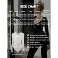 thumbnail image 7 of MOYIKO Deep V Neck Long Sleeve Bodysuits for Women Fitted Tops,Size S-XXL, 7 of 7